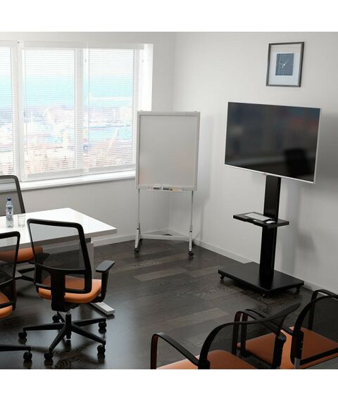 Тумбы и стойки для телевизоров: Стойка мобильная Holder PR-106 200х200, 400х200, 400х400, 300х300, 600х400, 26"-70", черный фотографии