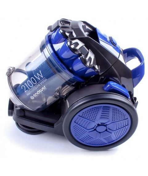 Пылесосы: Пылесос Endever SkyClean VC-560 обычный, уборка: сухая, циклон, мощность 2100 Вт, мощность всасывания 400 Вт, цвет черно-синий фотографии