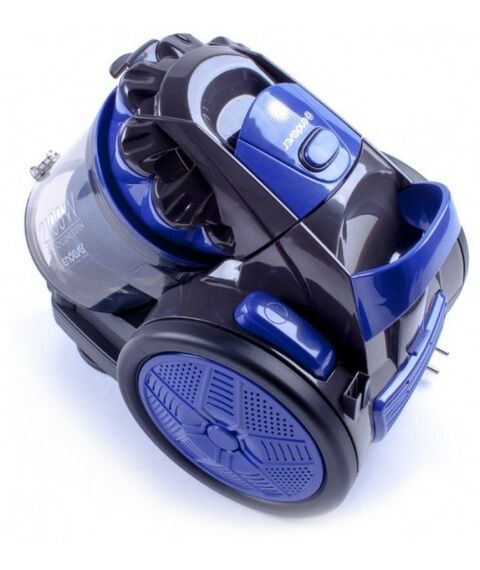 Пылесосы: Пылесос Endever SkyClean VC-560 обычный, уборка: сухая, циклон, мощность 2100 Вт, мощность всасывания 400 Вт, цвет черно-синий фотографии