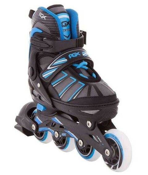 Роликовые коньки: Коньки роликовые Альфа Каприз Enigma blue S р.31-34 раздвижные, полумягкие фотографии