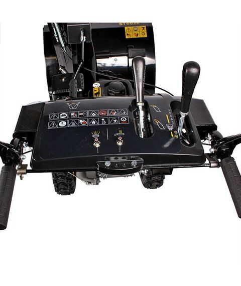 Снегоуборочные, подметальные машины: Снегоотбрасыватель Champion ST 662E 6.5 л.с./61см, 6F/2R, колеса, 3.6л, 80.5кг, эл.стартер, фары, обогрев рук фотографии