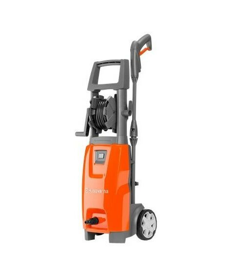 Мойки высокого давления: Мойка высокого давления Husqvarna PW 125 220В, 1.5 кВт, 95 - 125 бар, 320 - 460 л/час, шланг с текстильным армированием 7м, на катушке [9676764-01] фотографии