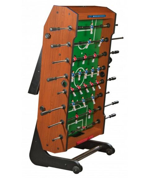 Настольный футбол: Настольный футбол Weekend Maccabi кикер, 140x75x89, орех, складной фотографии