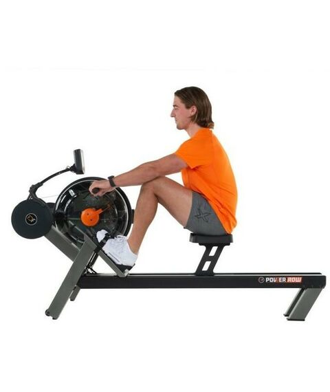 Гребные тренажеры: Гребной тренажер FDF FluidPowerROW Grey максимальный вес пользователя 180 кг фотографии