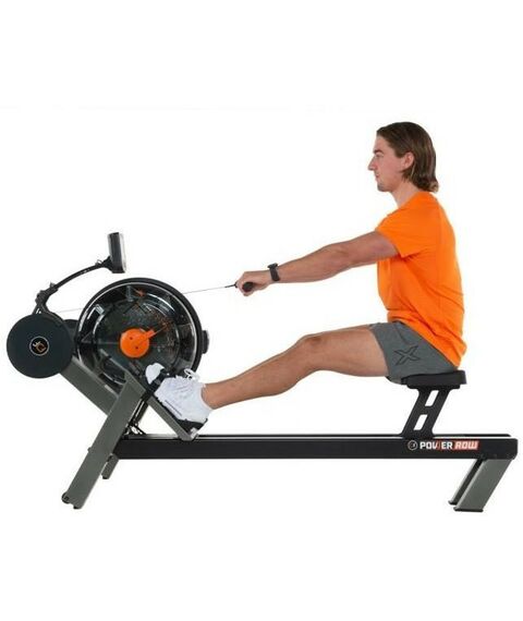 Гребные тренажеры: Гребной тренажер FDF FluidPowerROW Grey максимальный вес пользователя 180 кг фотографии