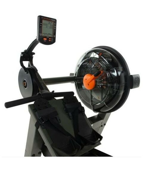 Гребные тренажеры: Гребной тренажер FDF FluidPowerROW Grey максимальный вес пользователя 180 кг фотографии