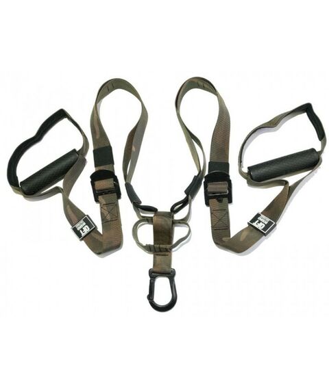 Фитнес оборудование: Петли для функционального тренинга хаки Original FitTools FT-SQUAD Максимальная нагрузка 300 кг фотографии