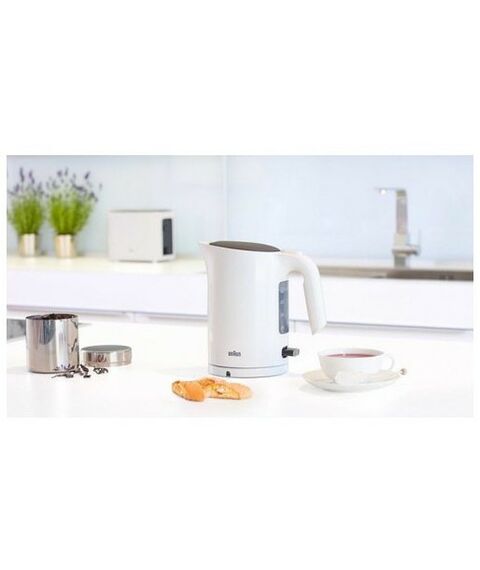 Чайники, термопоты: Электрочайник BRAUN WK3100.WK 1.7  л, 2200 Вт, белый фотографии