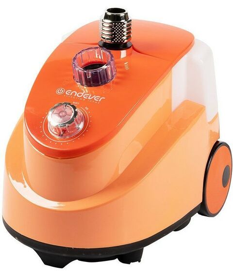 Отпариватели и пароочистители: Отпариватель Endever Odyssey Q-107 мощность: 2000 Вт, объем 1.7 л, время нагрева 38 с, цвет: оранжевый фотографии
