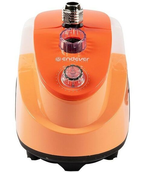 Отпариватели и пароочистители: Отпариватель Endever Odyssey Q-107 мощность: 2000 Вт, объем 1.7 л, время нагрева 38 с, цвет: оранжевый фотографии