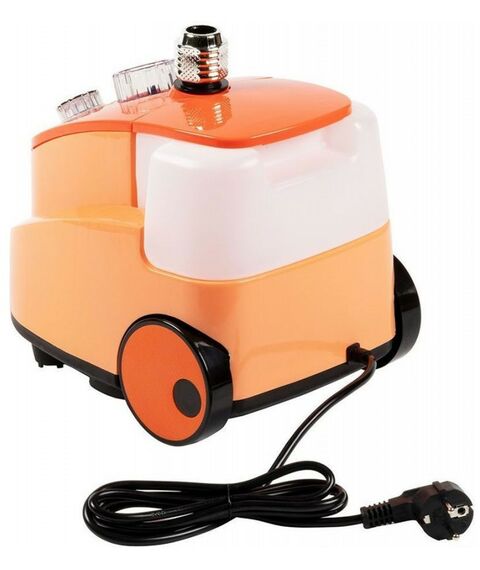 Отпариватели и пароочистители: Отпариватель Endever Odyssey Q-107 мощность: 2000 Вт, объем 1.7 л, время нагрева 38 с, цвет: оранжевый фотографии