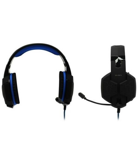 Наушники и гарнитуры: Наушники с микрофоном SVEN AP-U980MV Black-Blue 7.1,с регулятором громкости, шнур  2.2м, USB фотографии