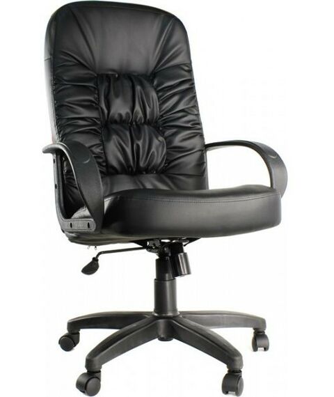 Стулья и кресла: Офисное кресло Chairman 416 ЭКО чёрный матовый [6025524] фотографии