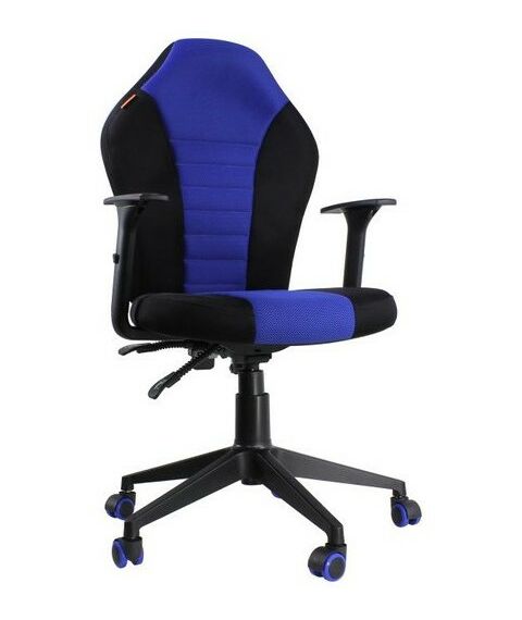 Стулья и кресла: Кресло игровое Chairman Game 8 TW чёрный/синий [7027141] фотографии