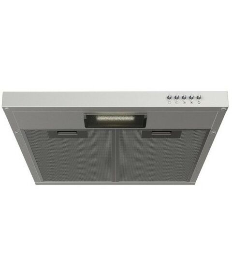 Вытяжки кухонные: Вытяжка кухонная KRONA JESSICA slim 500 inox push button подвесная, ширина встраивания: 50 см, режимы работы: отвод / циркуляция, максимальная производительность: 350 куб.м/ч, количество двигателей: 1, тип освещения: лампа накаливания, габариты (ШxГxВ): 50x50x8 см, цвет серебристый фотографии