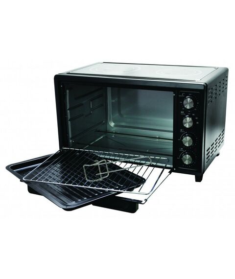 Кухонные плиты: Электроплита WILLMARK WCO-5082B мощность 1800 Вт, объем 50 л, цвет: черный фотографии