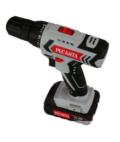 Дрели и шуруповерты: Дрель-шуруповерт аккумуляторная РЕСАНТА ДА-14-2Л фотографии