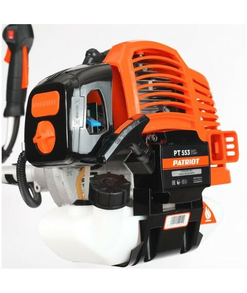 Триммеры: Бензотриммер Patriot PT 553 3.0 л.с/2.2кВт, 52 см3, нож/леска 2.4мм, неразборная штанга [250108444] фотографии