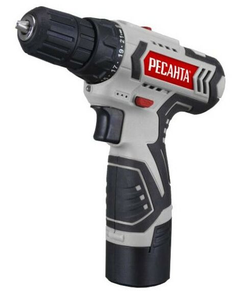 Дрели и шуруповерты: Дрель-шуруповерт аккумуляторная РЕСАНТА ДА-12-2Л фотографии