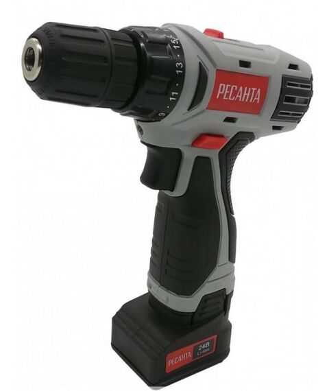 Дрели и шуруповерты: Дрель-шуруповерт аккумуляторная РЕСАНТА ДА-24-2ЛК-У фотографии