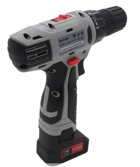 Дрели и шуруповерты: Дрель-шуруповерт аккумуляторная РЕСАНТА ДА-24-2ЛК фотографии