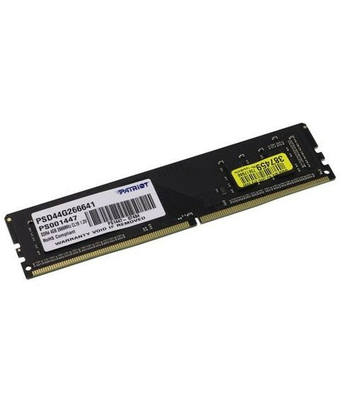 Оперативная память: Модуль памяти Patriot 4Gb DDR4 DIMM <PC4-21300> CL19 [PSD44G266641] фотографии