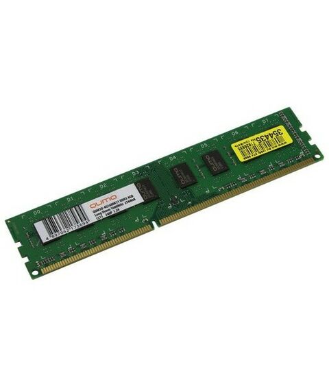 Оперативная память: Модуль памяти QUMO 4Gb DDR3 DIMM <PC3-12800> CL11 [QUM3U-4G1600K11] фотографии