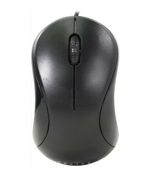 Мыши: Мышь Oklick 115S Black USB 3btn+Roll, уменьшенная, RTL [711636] фотографии