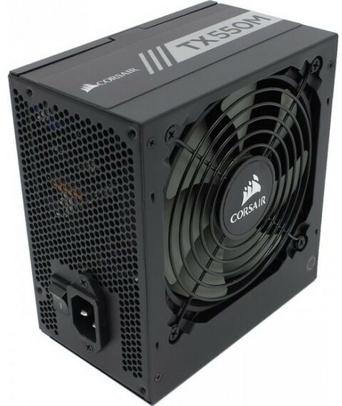 Блоки питания: Блок питания Corsair TX550M 550W ATX 24+2х4+2x6/8пин Cable Management [CP-9020133-EU] фотографии