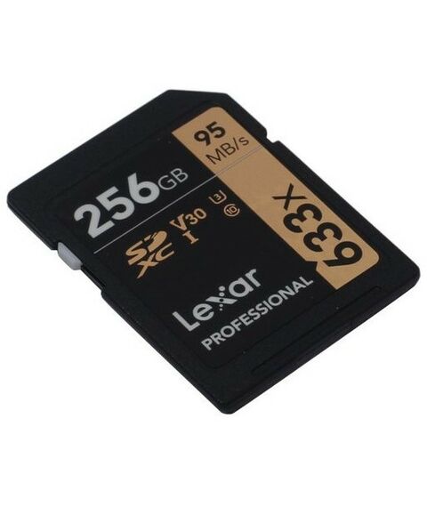 Secure Digital карты: Карта памяти Lexar SDXC 256Gb V30 UHS-I U3 [LSD256CBEU633] фотографии