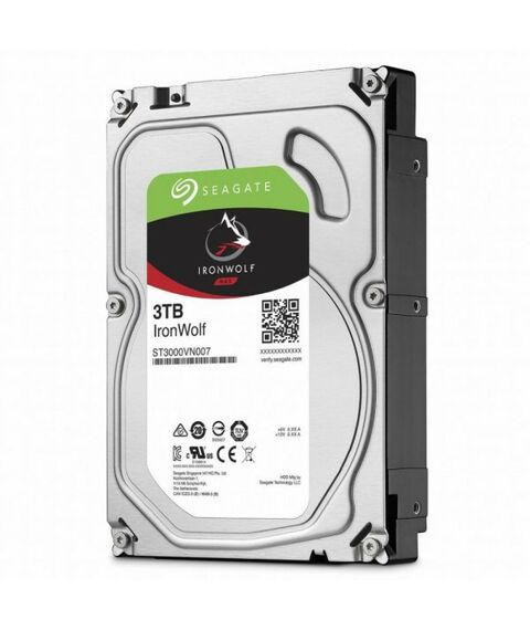 Жесткие диски: Жесткий диск Seagate 3 Tb IronWolf NAS SATA 6Gb/s 3.5" 5900rpm 64Mb [ST3000VN007] фотографии