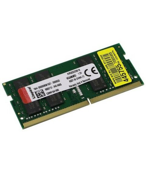 Память для ноутбуков: Модуль памяти Kingston 16Gb DDR4 SODIMM <PC4-25600> CL22 (forNoteBook) [KVR32S22D8/16] фотографии