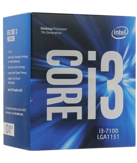 Процессоры: Процессор Intel Core i3-7100 BOX 3.9 GHz/2core/SVGA HD Graphics 630/0.5+ 3Mb/51W/8 GT/s LGA1151 фотографии