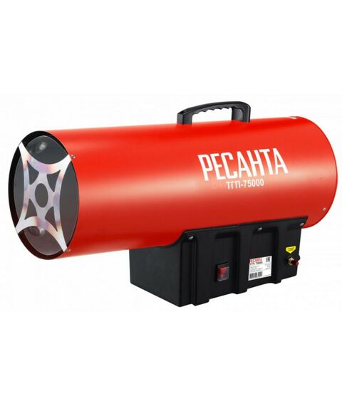 Тепловые пушки: Тепловая газовая пушка РЕСАНТА ТГП-75000 фотографии