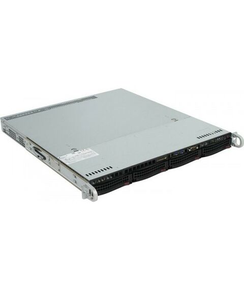 Серверные платформы: Серверная платформа SuperMicro 1U 5019S-M LGA1151, C236, PCI-E, SVGA, SATA RAID, 4xHS SATA, 2xGbLAN, 4DDR4 350W фотографии