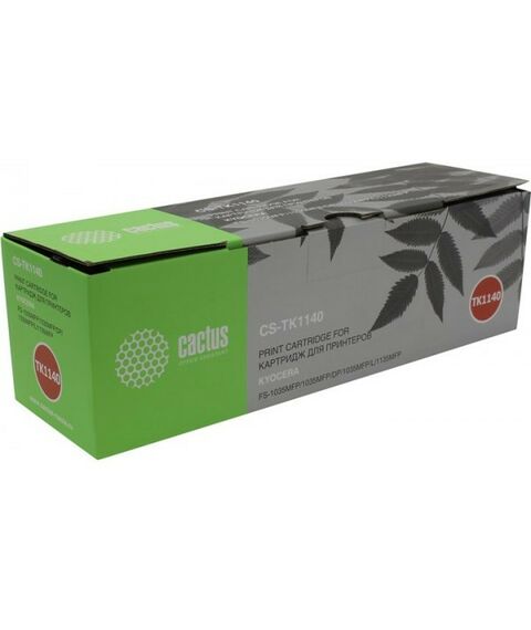 Для Kyocera: Тонер-картридж Cactus CS-TK1140 для принтеров Kyocera FS-1035/1135, M2035dn/M2535dn, чёрный, 7200 стр. фотографии
