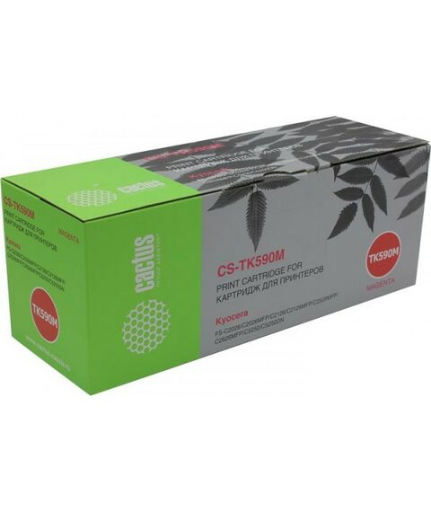 Для Kyocera: Картридж Cactus CS-TK590M Magenta для Kyocera FS-C2026/2126/2526/2626/5250 фотографии