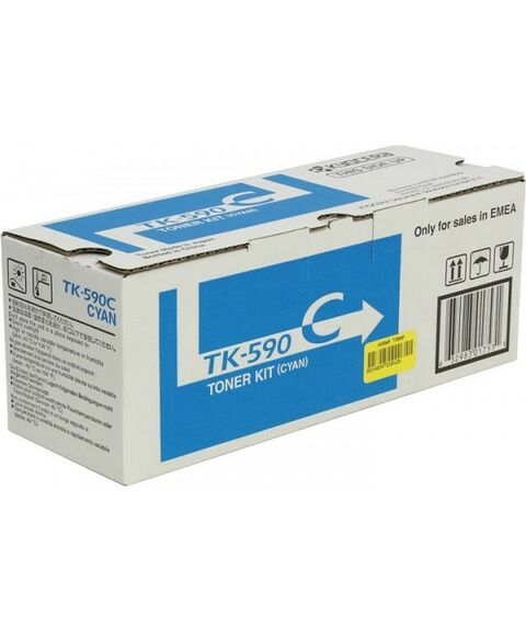 Для Kyocera: Тонер-картридж Kyocera TK-590C Cyan для FS-2026/2126/2526/5250,M602/M6226/P6026 фотографии