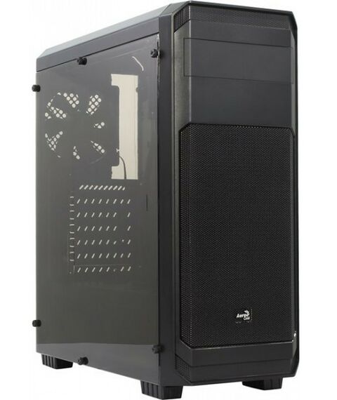Корпуса компьютерные: Корпус AeroCool Aero-300 Black FAW Miditower ATX Без БП фотографии