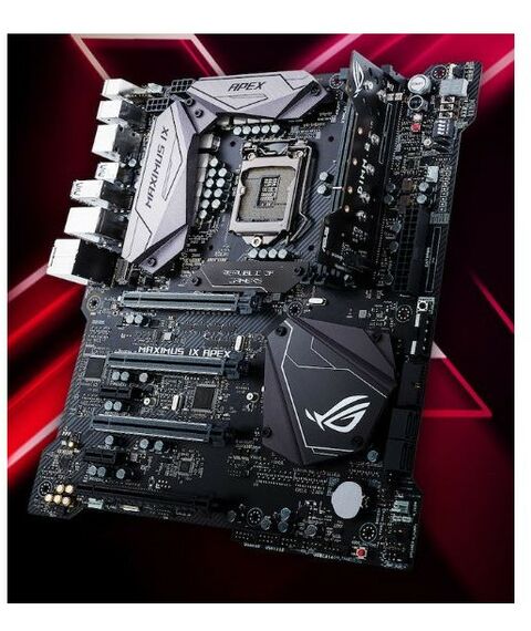 Материнские платы: Материнская плата Asus MAXIMUS IX APEX LGA1151 <Z270> 4xPCI-E HDMI+DP GbLAN SATA ATX 2DDR4 RTL фотографии