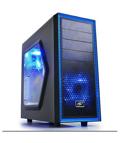 Корпуса компьютерные: Корпус Deepcool TESSERACT SW Black Miditower ATX без БП, с окном [DP-CCATX-TSRBKBL] фотографии