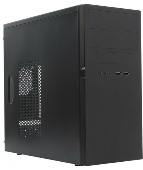 Корпуса компьютерные: Корпус PowerMAN ES-725BK Minitower microATX 400W 24+2x4+6пин фотографии