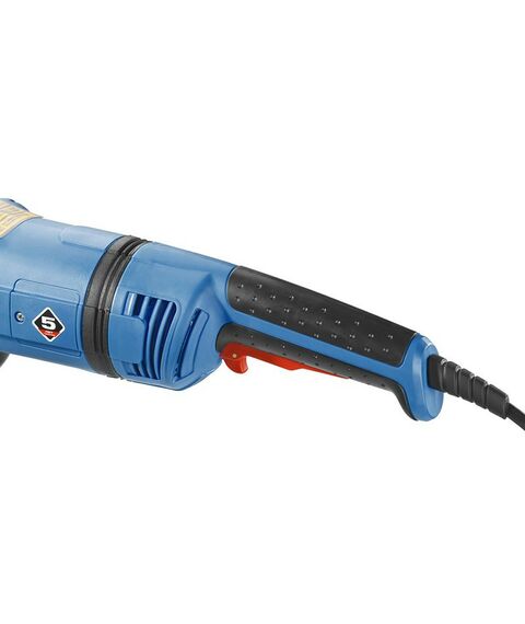 Угловые шлифмашинки (болгарки): Углошлифовальная машина Зубр Профессионал УШМ-П230-2400 ПВ антивибрационная защита, плавный пуск, 230 мм, 6000 об/мин, 2400 Вт фотографии