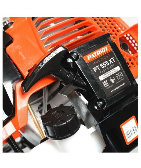 Триммеры: Бензотриммер Patriot PT 555 XT 1+1 3.0л.с/2.1кВт, 52см3, нож/леска 3мм/диск, неразборная штанга [250106231] фотографии