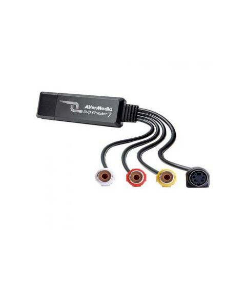 Оборудование для видеомонтажа: Устройство для захвата видео AVerMedia DVD EZMaker 7 Analog to Digital Converter, S-video/RCA-In фотографии