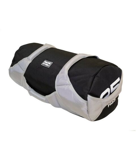 Фитнес оборудование: Сэндбэг Original FitTools FT-SNDBG-25-GY нагрузка до 25 кг, черно-серый фотографии