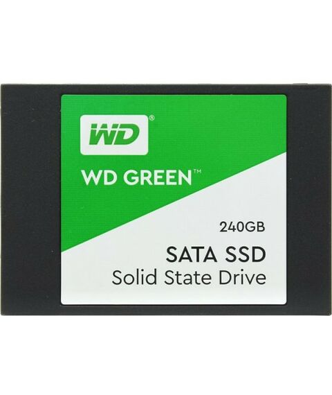 SSD-накопители: SSD-накопитель Western Digital 240 Gb Green SATA 6Gb/s 2.5" TLC [WDS240G2G0A] фотографии