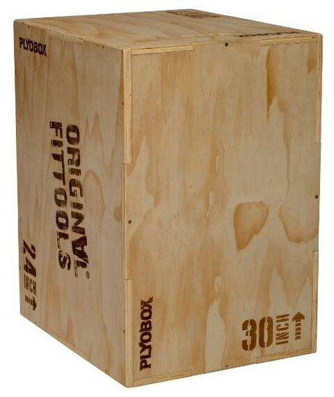 Фитнес оборудование: Платформа для запрыгивания Original FitTools FT-PLYO1 Высота изделия 500 - 600 - 700 мм, плиометрическая фотографии