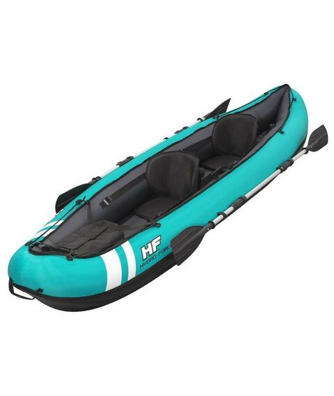 Байдарки: Байдарка BestWay 65052 330 х 86 см, 2 весла, ручной насос, 2 съёмных ребра, 2 сиденья, 1 сумка, ремкомплект фотографии