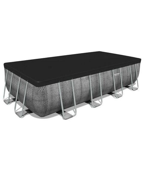 Бассейны: Бассейн каркасный BestWay Power Steel 549 x 274 x 122 см фильтр-насос, тент, лестница [56998] фотографии
